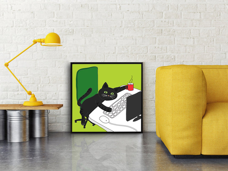 LAZY TOMCAT GERAHMTE PRINTS