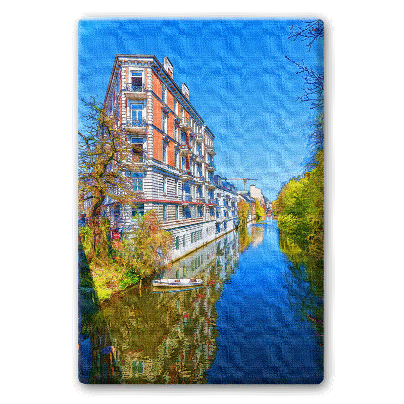 Häuser am Isebekkanal