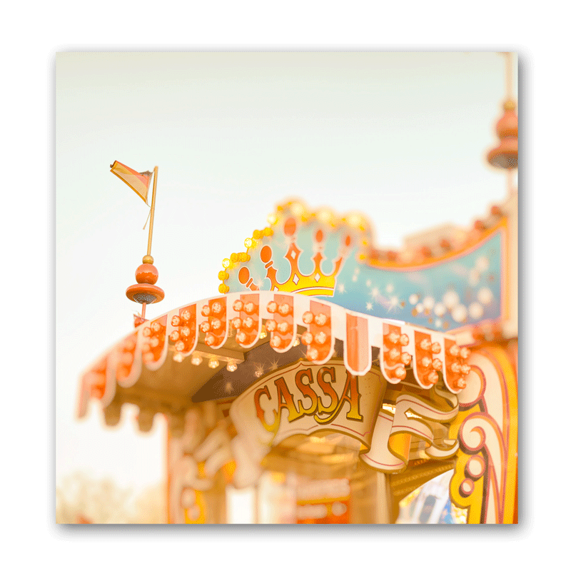 Cassa - Fotografie eines schön geschmückten Kassierhäusschens auf dem Hamburger DOM