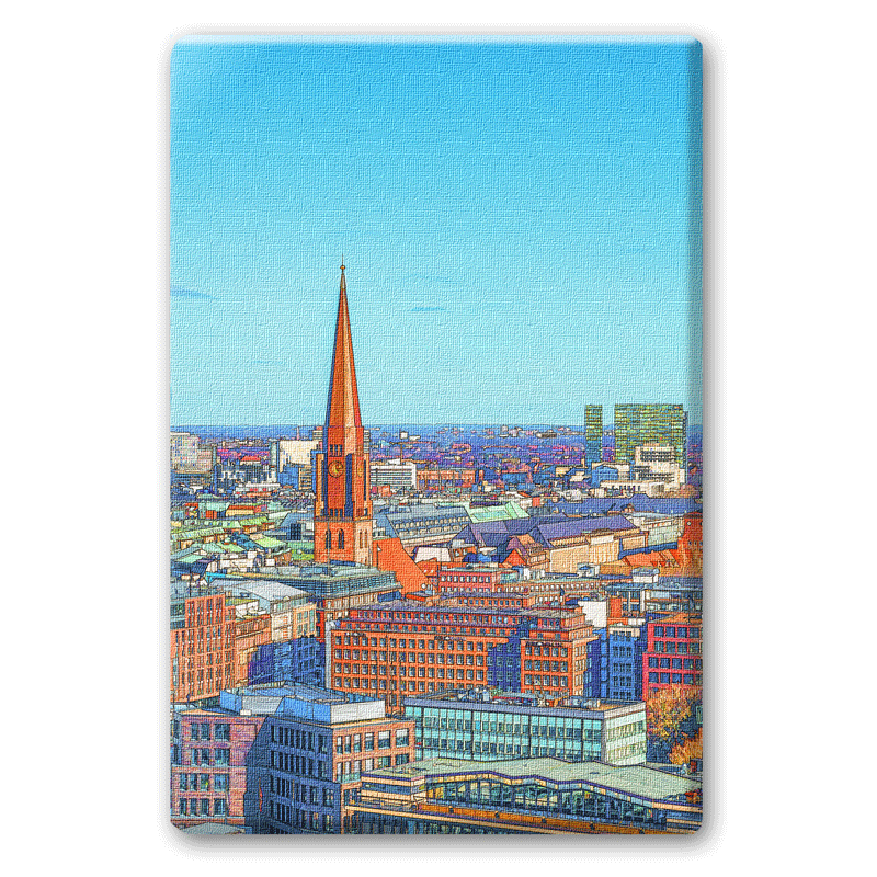 Hamburg von oben - Sankt Jacobi