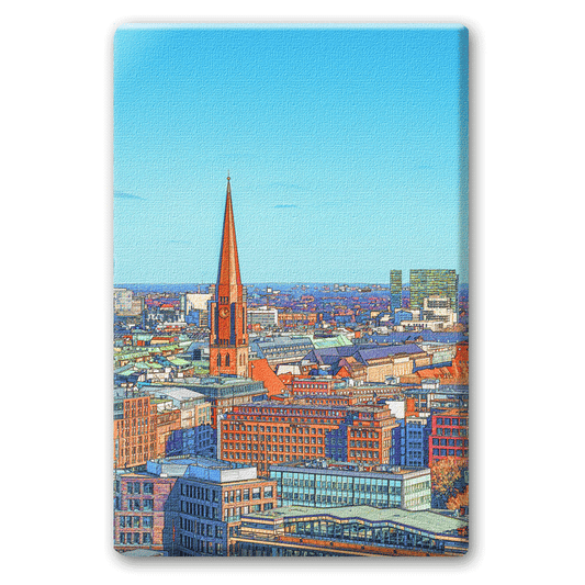 Hamburg von oben - Sankt Jacobi