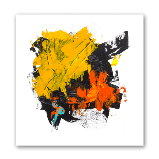 Abstraktes Bild aus der Serie "Paint it black"