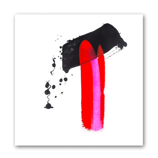 Ein abstraktes Bild aus der Serie "Paint it black"