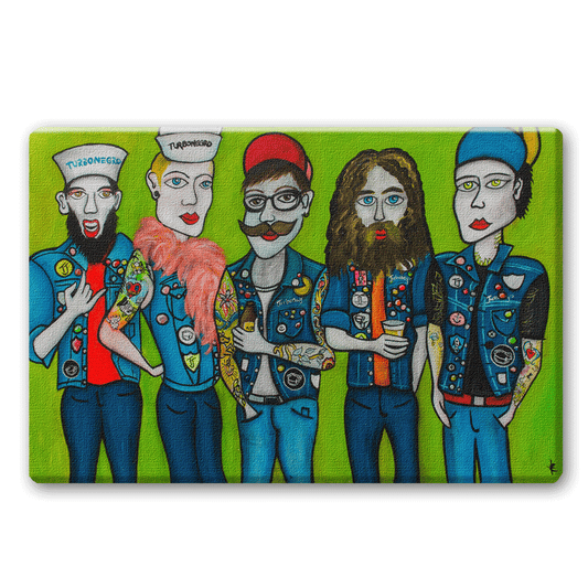 Fans der Band Turbonegro, die Turbojugend.