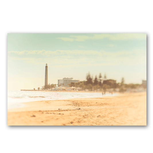 Faro de Maspalomas - ein Leuchtturm am Strand von Maspalomas